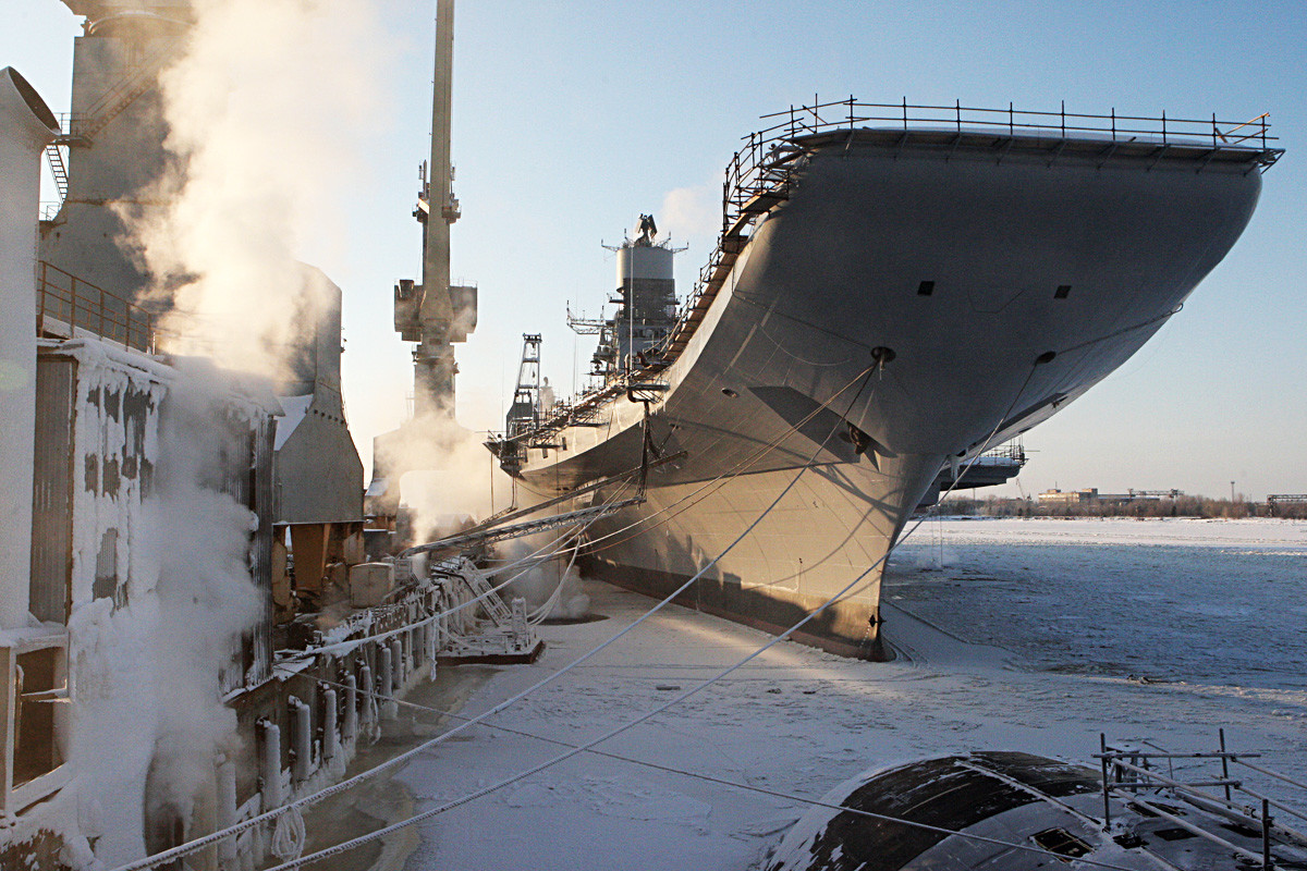 El portaviones INS Vikramaditya